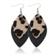 thumbnail image 1 of Qarigey Pendientes con estampado de leopardo, colgantes para niñas, adornos para el cuerpo, gotas para las orejas de cuero Type6 NO6, 1 of 6