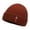 Brown, variant on Unisex Knit Hat Winter Thick Embroidered Cross Slouchy Beanie Breathable Cap