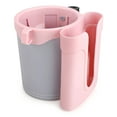 thumbnail image 1 of Bike Cup Holder with Cell Phone Holder Key Holder for Bicycle Motorcycle Scooter Scooters, Grey Pink Grey Pink, 1 of 5