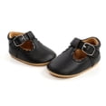 thumbnail image 3 of Baby Boy Non-slip Rubber Sole PU Leather Cartoon Walking Sneakers Toddler Shoes, 3 of 7