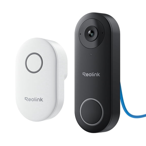 Reolink 2K 5MP PoE Video Doorbell with Chime, Person/Vehicle/Package Detection, 2-Way Talk, Local Storage, No Monthly Fee