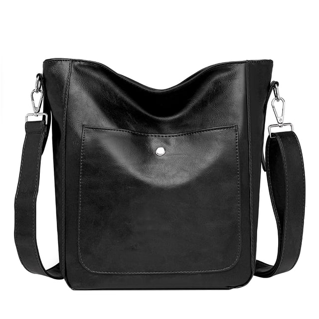 Bolso Hobo Bandolera para Mujer Con Correa Ajustable Cuero PU