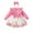 Hot Pink, variant on Girls Dress Baby Long Sleeve Ruffles Floral Bowknot Princess Dress Headbands Dresses for Girls Hot Pink 9-12 Months