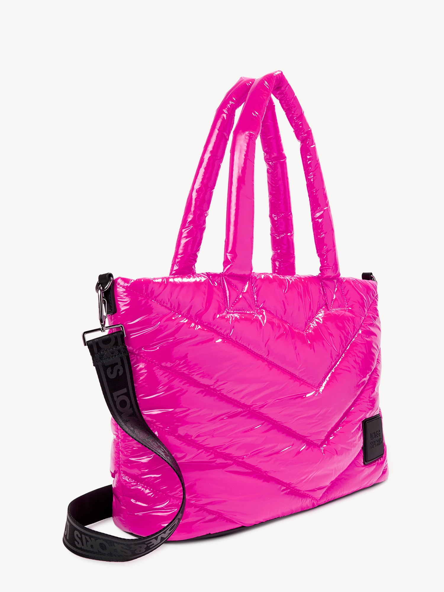 Love & Sports Women's Olivia Large Tote Bag, Fuschia 