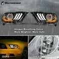 thumbnail image 5 of LED Projector Headlights with S550 Style LED DRL for 2010-2012 Ford Mustang Sequential Turn Signal Pair, 5 of 12