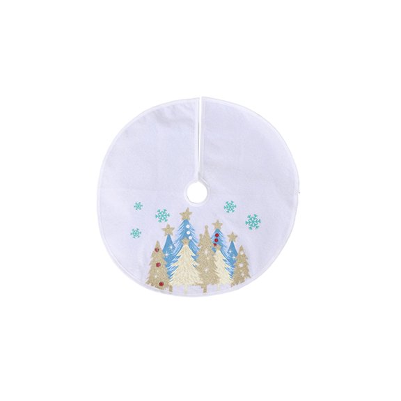 Bwiyojiz Home Decor Christmas Decorations Decoration Cloth Tree Skirt Snowflake Creatives Apron Scene, Gifts for Family