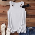 thumbnail image 2 of Diufon Tank Tops for Women Summer Casual Sleeveless Scoop Neck Shirts Trendy Solid Color Basic Loose Tee Blouses, 2 of 6