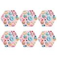 thumbnail image 2 of Disketp Cupcakes And Donuts Funny Coasters,6 Pcs Leather Coasters With Holder, Perfect Housewarming Hostess Gifts,Protect Furniture From Water Marks Scratch And Damage, 2 of 9