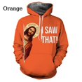 thumbnail image 4 of Sudadera con capucha divertida de Jesús para hombre, sudadera con estampado gráfico de la letra "Dios, vi esa letra", sudadera informal de manga larga de gran tamaño para hombre y mujer, 4 of 4