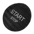 Engine Start Stop Button Switch Cover Carbon Fiber Ignition Starter
