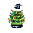 thumbnail image 2 of New England Patriots 2-Pack 4" Ceramic LED Christmas Tree Set, 2 of 3
