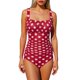 thumbnail image 1 of MKLEKYY Trajes De Baño Mujer Women Floral Printed Straps Jumpsuit Swimsuit Swimwear Bathing Beach Sexy Bikini Swimwear, 1 of 5