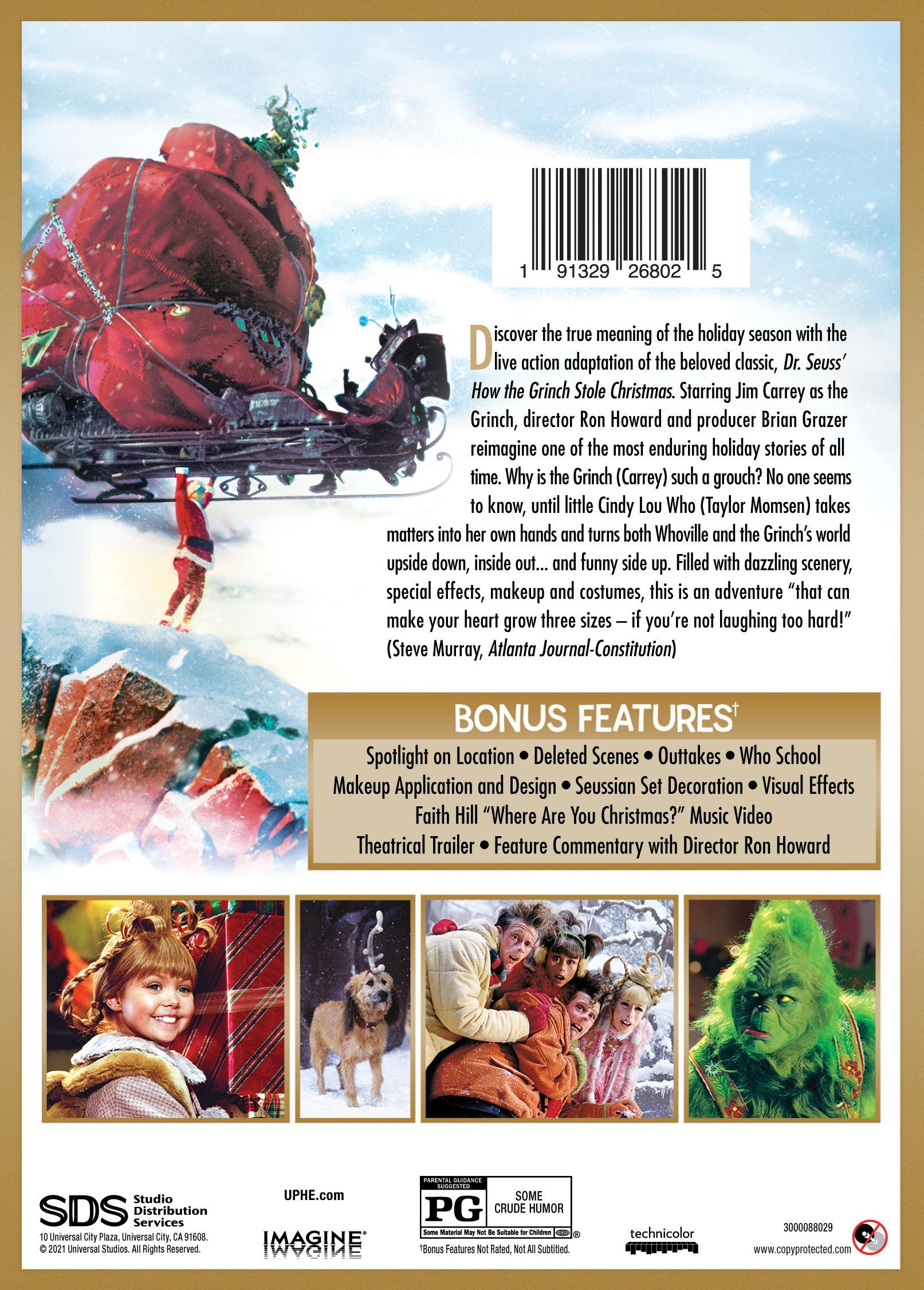 Dr. Seuss' How The Grinch Stole Christmas (Grinchmas Edition) (DVD), Family, Universal