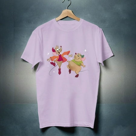 Fairytale Characters Jaq and Gus Youth Shirt and Tote Bag Apparel Sizes S-M-L-XL-XXL-3XL-4XL-5XL Casual Comfortable Unisex Wear for Kids-TH9036