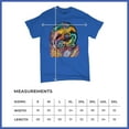 thumbnail image 5 of Tee Hunt Dean Russo Cute Lazy Sloth T-Shirt Funny Wild Life Colorful Men's Tee, Blue, 4X-Large, 5 of 5