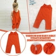 thumbnail image 1 of LSLJS Toddler Combinaison pour Filles Baby Couleur Unie Été Outfits, Baby, 1 of 9