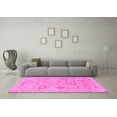thumbnail image 3 of Ahgly Company Indoor Round Oriental Pink Traditional Area Rugs, 7' Round, 3 of 4