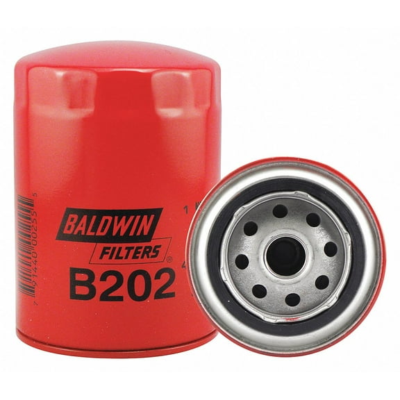 Baldwin Filters Spin-On,M20 x 1.5mm Thread ,5-3/8" L B202 Fits select: 1983-1984 FORD RANGER, 1984-1986 FORD ESCORT
