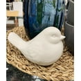 thumbnail image 4 of QIAOIDEA Porcelain Vintage White Bird Figurine Chubby Bird Figure Cottage Animal Bird, 4 of 5