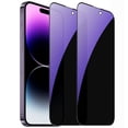 thumbnail image 1 of Protector de pantalla BWEDXEZ Anti-Blue Privacy para iPhone 14/16 de 6.7 pulgadas, 1 of 9