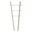 thumbnail image 4 of vidaXL Garden Plant Supports with 4 Rings Climbing Frame 5 Pcs Green Steel, 4 of 34