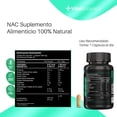 thumbnail image 2 of Nac N-acetilcisteina Con 60 Capsulas De 500mg, 2 of 2