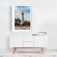 thumbnail image 2 of Cape May Point Lighthouse - Cape May Point New Jersey Photography Lighthouse Coastal Beach Nature Ocean Scenic Architecture White Framed Wall Art Print 5 x 7 inches, 2 of 3