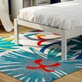 thumbnail image 6 of Furniture of America Knott Wood Platform Bed, Brushed White, Twin, 6 of 7