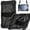 Black, variant on Shockproof Case for Samsung Galaxy Tab A9 8.7" SM-X110 X115, Rugged Hybrid Protection Drop Proof Cover with Shoulder Strap & Hand Strap [PET Screen Protector Film] Rotating Kickstand Case,Black