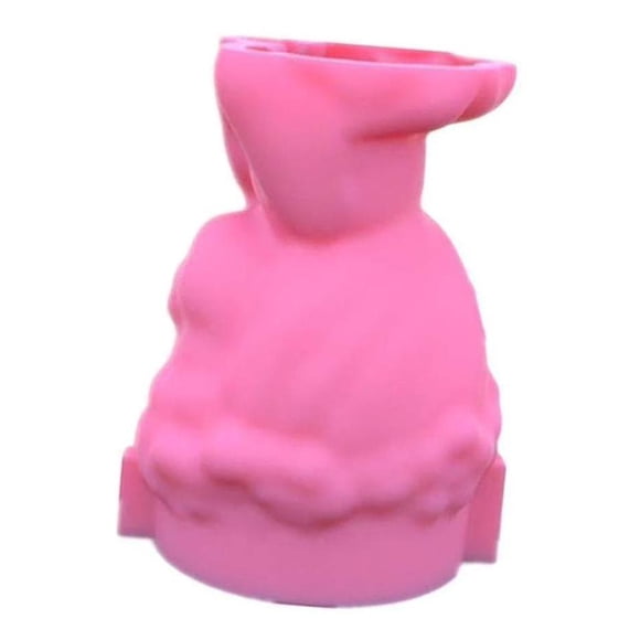3d Silicone Vase Mould,resin Flower Pot Mould Diy3d Pencil Flower Pot Silicone Mould(pink)(1pcs)
