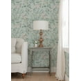 thumbnail image 3 of Chesapeake Frederique Mint Floral Wallpaper, 20.5-in by 33-ft, 56.38 sq. ft., 3 of 4
