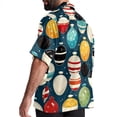 thumbnail image 3 of Bowling Men's Short Sleeve Beach Shirts Button Down Poplin Casual Printed Summer Unisex, 3 of 6