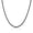 Stainless, variant on Thin Franco Chain Necklace for Men in Stainless Steel - 22 Inches Long 2.5 MM Wide with Lobster Claw Clasp