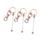 thumbnail image 1 of 3 barras de llavero con cuentas para manualidades, colgantes, proyectos de bricolaje, fabricación de joyas, regalo Oro rosa, 1 of 9