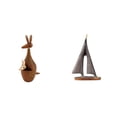 thumbnail image 1 of Estatua de , figura de resina, escultura, adorno de madera, artesanía creativa de animales, ideal para regalar, decoración del hogar, escritorio, 1 of 8