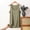 Army Green, variant on Women's U-Neck Allover Polka Dot Sleeveless Longline Tank Top, Loose Fit Casual Printed Vest for Summer Loungewear & Inner Layering Wear (Black,XL)