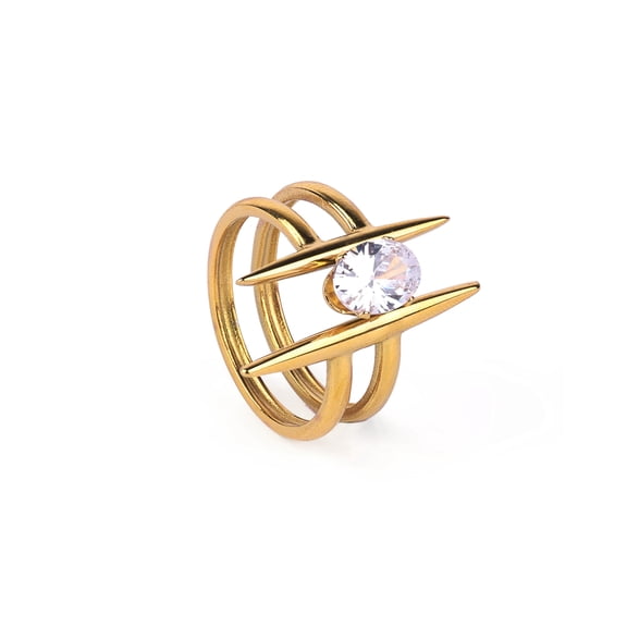 Shay Solitaire Statement Ring