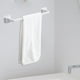 thumbnail image 5 of 2 toalleros para armario de baño, estante de almacenamiento, barra para toallas Largo Corto Blanco, 5 of 9