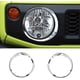 thumbnail image 5 of for Jimny Front Grille Insert + Headlight Cover Trim for 2019 2020 Silver, 5 of 5