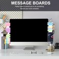 thumbnail image 6 of Office Desk Accessories 2pcs Multifunction Computer Monitor Memo Board - Transparent Computer Side Panel Memo Creative Monitor Side Panel with Phone Holder Suitable for Office Home Desktop, 6 of 13