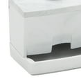 thumbnail image 5 of Simplify Q-Tip Box, Countertop Makeup Organizer, Marble, 5 of 7