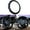 Black, variant on Bling Car Steering Wheel Cover Soft Velvet Crystal Rhinestones Cute Car Interior Accessories Universal 15 Inch Steering Wheel Protector Fluffy for Winter Warm, Black