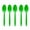 H, variant on Honeeladyy St Patrick's Day Party Supplies Plates Napkins Green Irish Shamrock Paper Tableware Set St Patrick's Disposable Dinnerware Cups Forks Knives Spoons for 10 Guests
