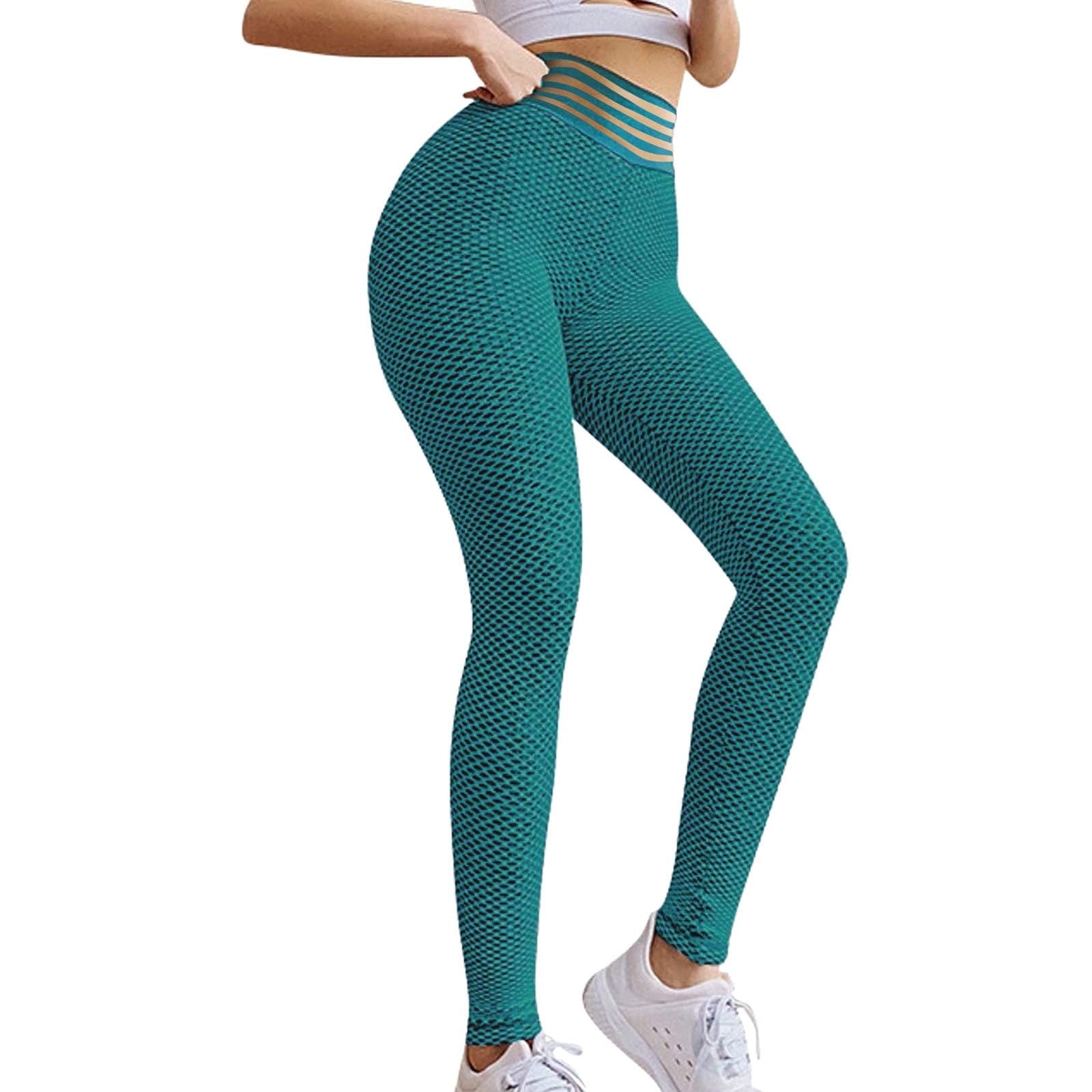 QIPOPIQ Workout Leggings for Women Clearance High Waist Running Tie-dye  Yoga Pants on Sale! 