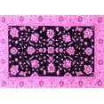 thumbnail image 1 of Ahgly Company Indoor Rectangle Oriental Purple Traditional Area Rugs, 3' x 5', 1 of 4