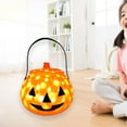 thumbnail image 3 of Linterna de calabaza, soporte para lámpara de calabaza, cubo, linterna portátil, pulgadas, decorativa 18 cm, 3 of 9