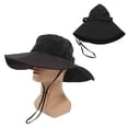thumbnail image 4 of Gorra De Cubo Sombrero De Sol Sombrero De Pesca UPF 50+ Protección UV Ala Ancha Ajustable Impermeable Transpirable Para Exteriores Pesca Senderismo Jardinería, 4 of 7