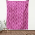 thumbnail image 4 of Ethnic Fabric by the Yard Upholstery, Monochrome Style Oriental Ornamental Style Inspired Floral Elements, Decorative Fabric for DIY and Home Accents, Magenta Pale Mauve by Ambesonne, 4 of 5