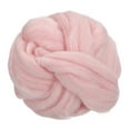thumbnail image 1 of Aguja Fieltro Lana 8.5 Oz Naturaleza Fibra Lana Hilo Mecheros para Fieltro Húmedo Artesanías Diy Materiales (lila Rosa Claro), 1 of 6