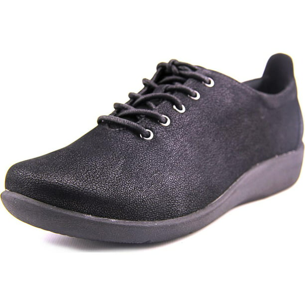 Womens Clarks CloudSteppers Sillian Tino Lace-Up Shoes - Black ...